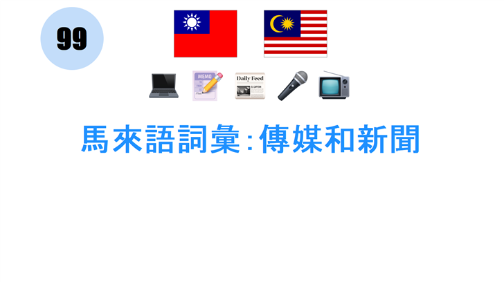 馬來語詞彙：傳媒和新聞